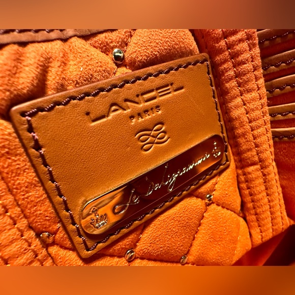 TAN LANCEL HANDBAG - Picture 9 of 12